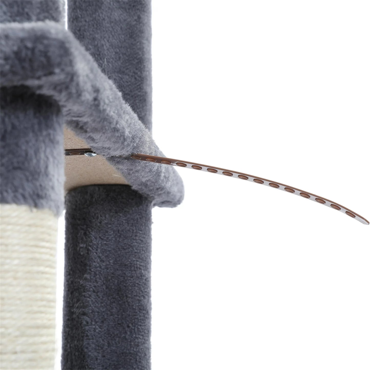 61" Cat Tree Tower for Indoor Cats with Platform and Scratching Posts, Cat Condo Cat Tree House in Pet Supplies, Gray