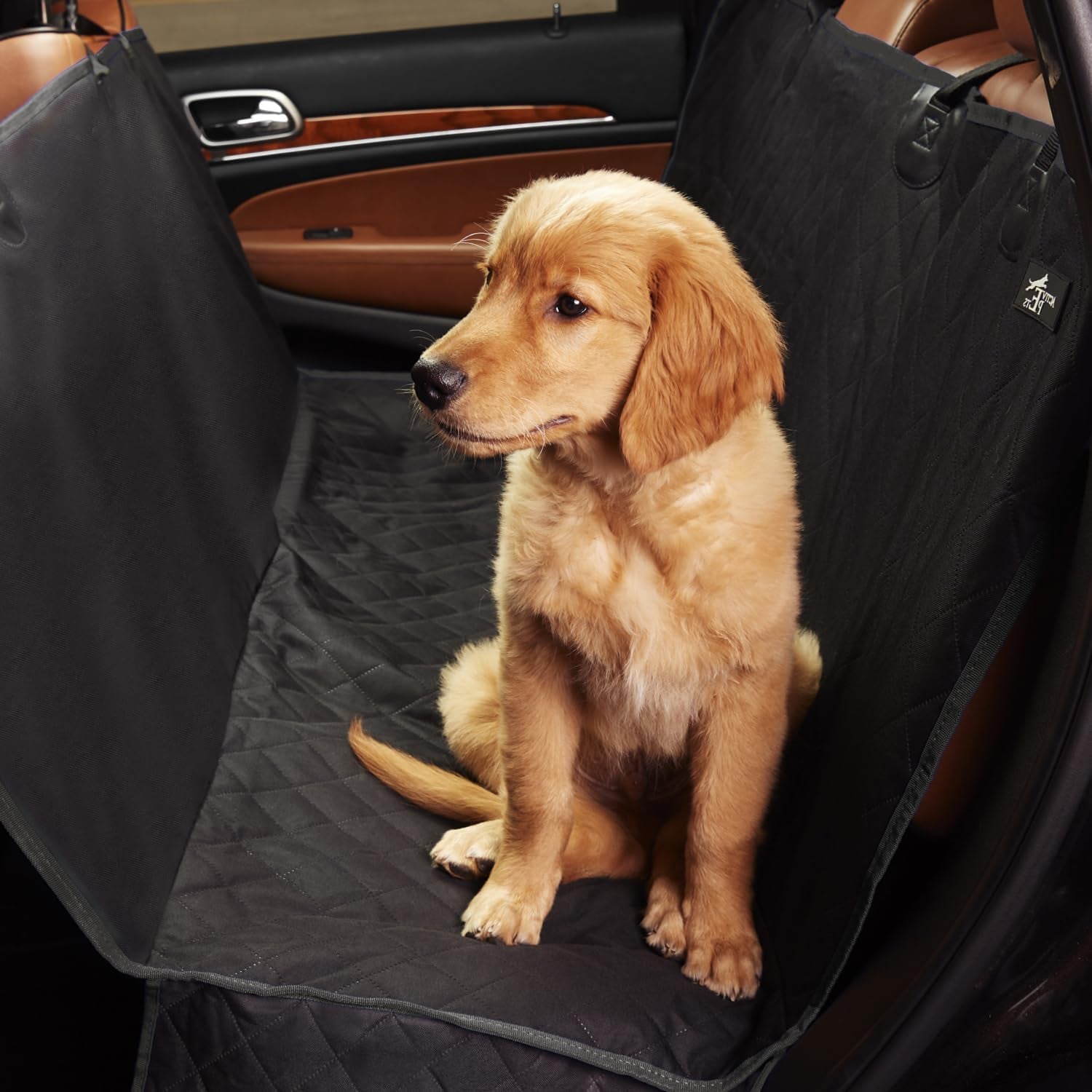 Premium Black Waterproof Dog Car Hammock - Ultimate Backseat Protector for Trucks, Sedans, and SUVs - Easy to Clean, Machine Washable, and Perfect for All Dog Sizes